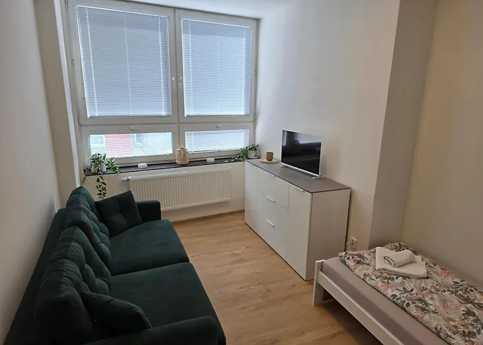 Spirit Brno, With Parking شقة *